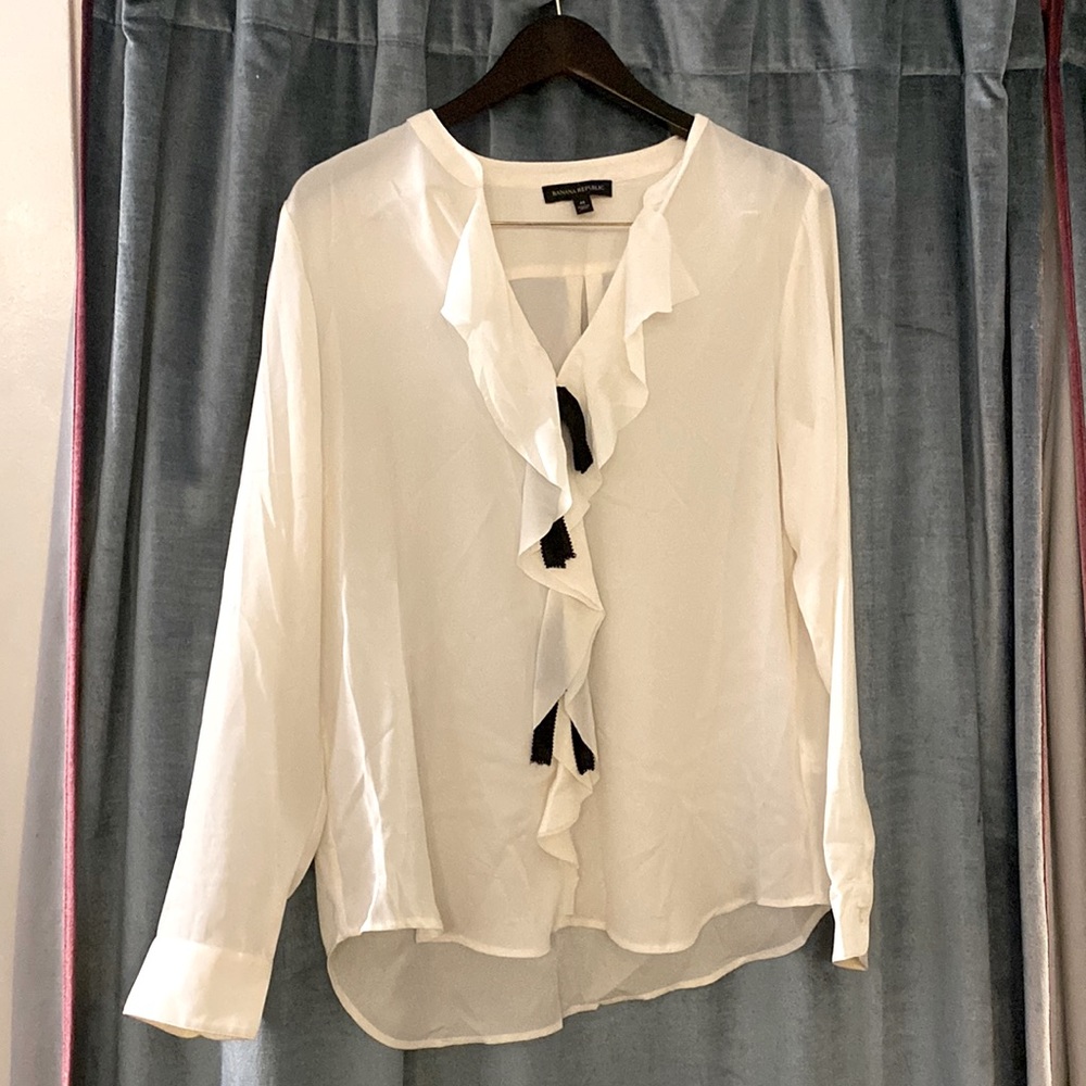 Classic with a twist, dressy top